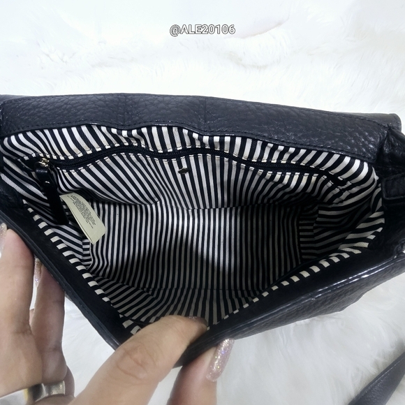 Kate Spade Black Leather Satchel with Gold Buckle - Picture 13 of 16